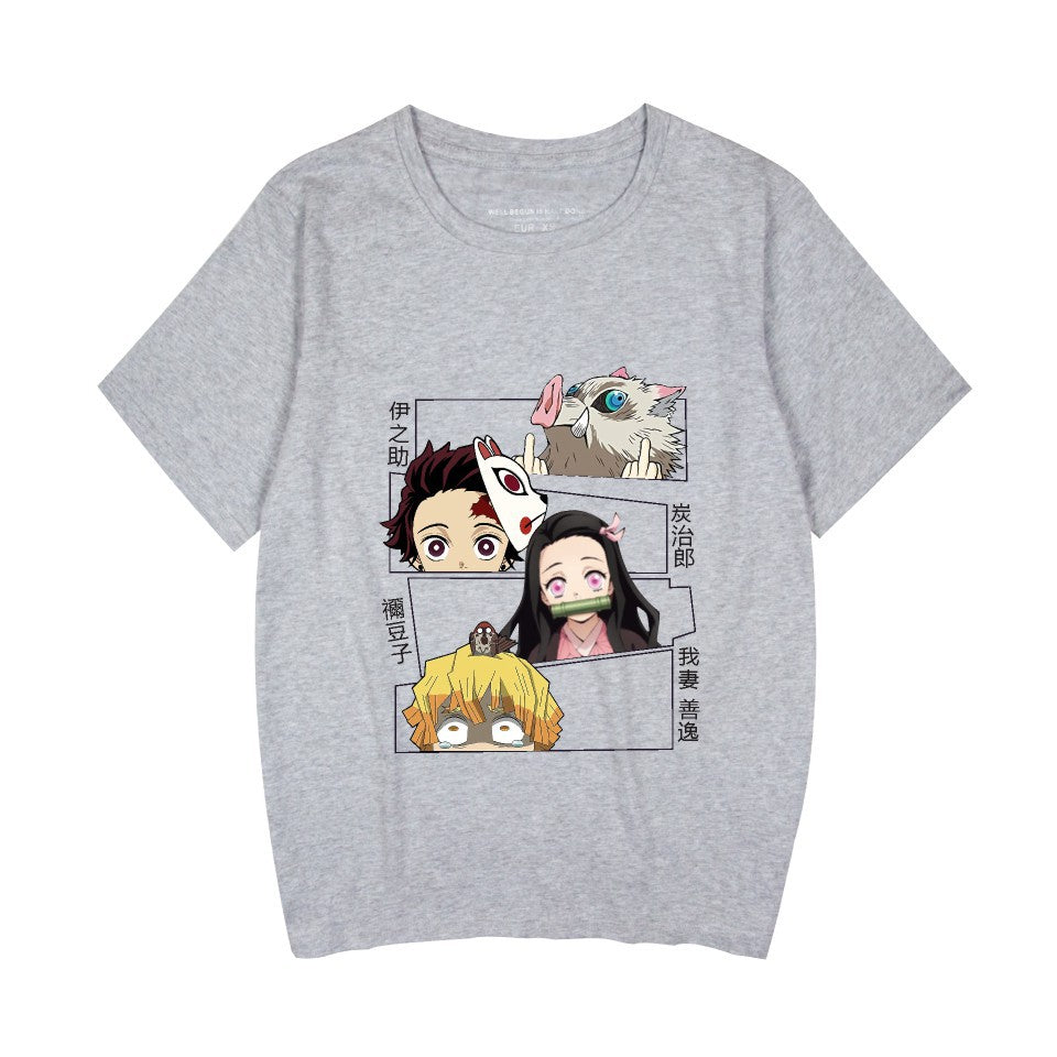Kimetsu No Yaiba T-shirt Demon Slayer Unisex 3d T Shirt