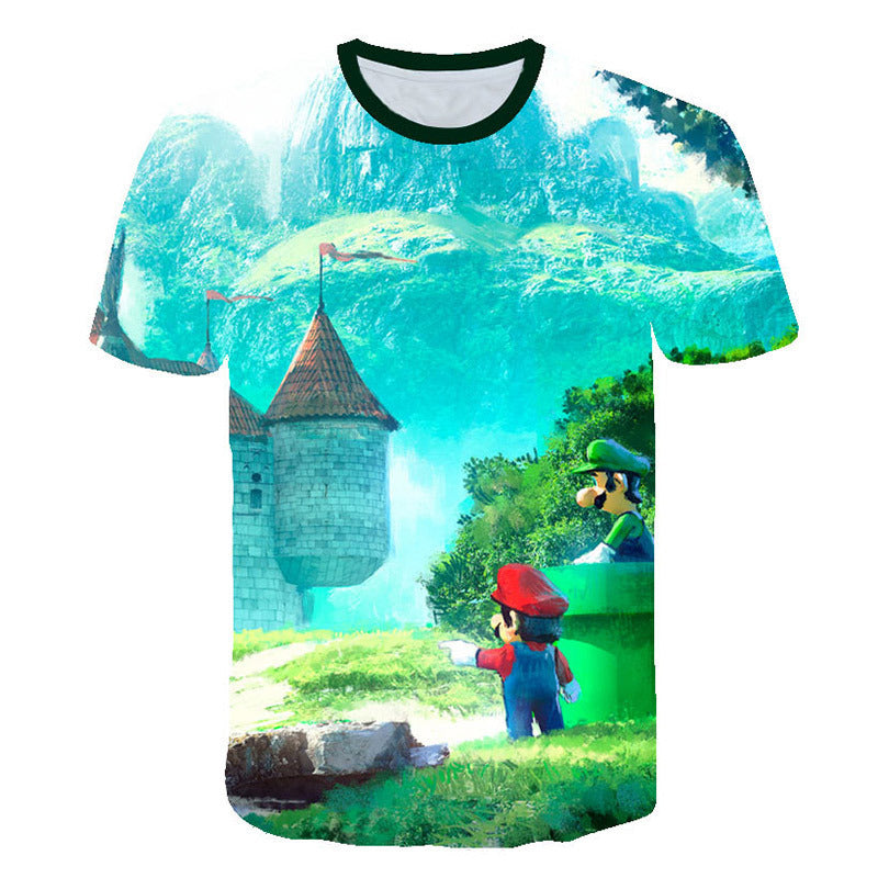 Super Mario 3d Printed T Shirt Unisex T-shirt