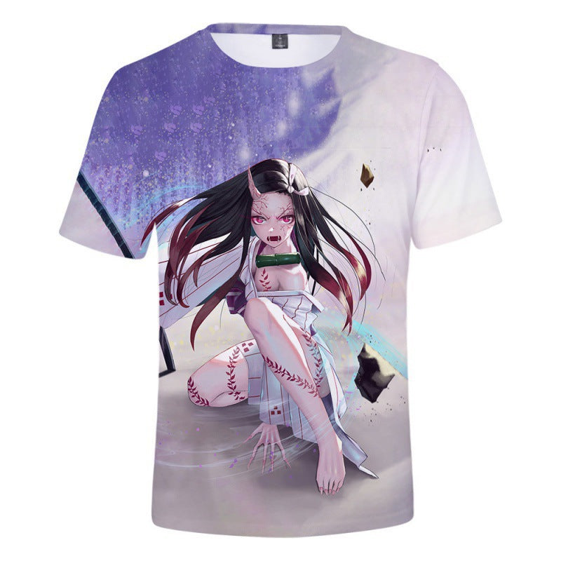 Kimetsu No Yaiba T-shirt Demon Slayer 3d T Shirt