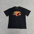 Corteiz Retro Hip Hop Flame Letter T-shirt