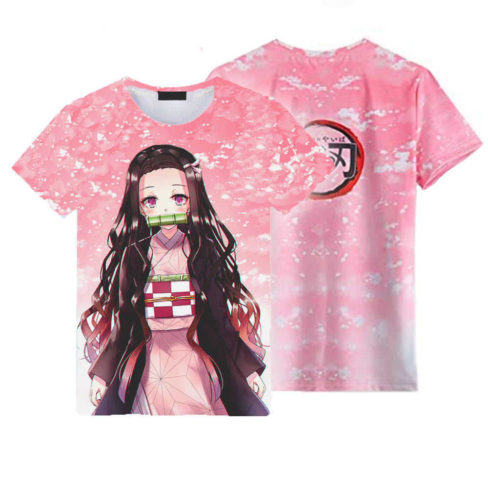 Kimetsu No Yaiba T-shirt Demon Slayer 3d Unisex T Shirt