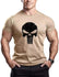 Skull Print Fitness Sports Cotton T-shirt Gym T Shirt