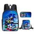 Sonic Schoolbag backpack lunch box pencil cases set