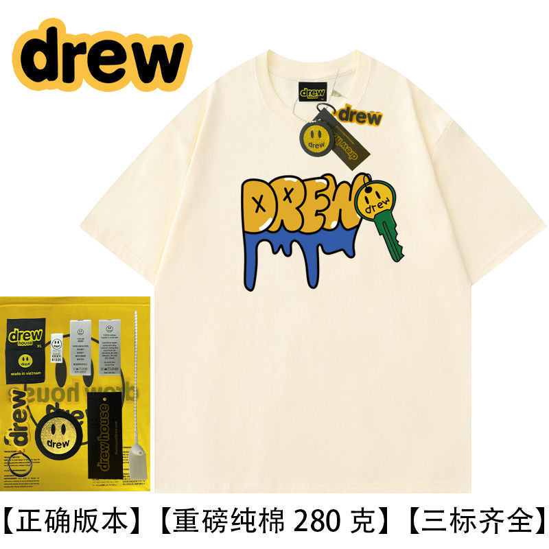 Drew Hussry Smiling Face Hip Hop T-Shirt - product image 23