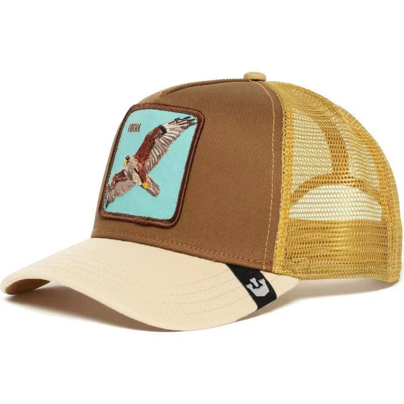 Animal-shaped embroidered baseball cap Trucker Hat