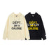 Gallery Dept Sweater Classic Letters Logo Printed Pullover Hoodie