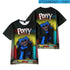 Poppy Playtime Short Sleeve T-shirt Bobby's Game Time Top 3d Digital Printing T Shirt