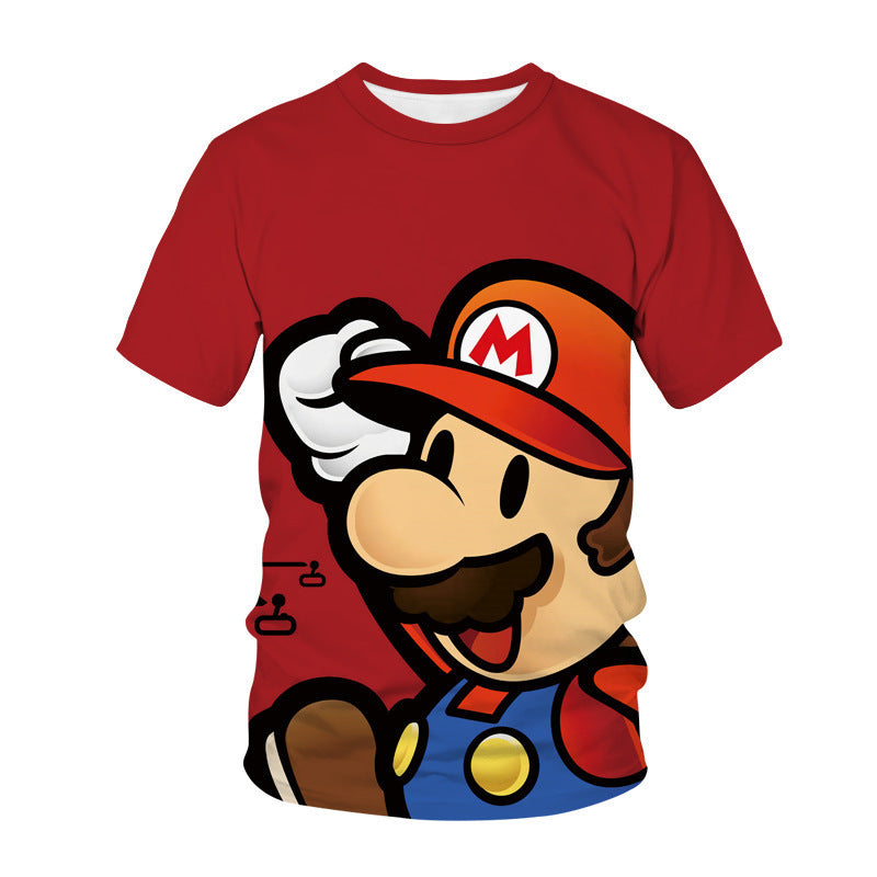 Super Mario Printed T Shirt Unisex 3d T-shirt