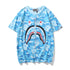 Bape Ape Shark Printed T Shirt