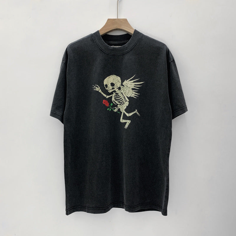 Gallery Dept Casual Loose Printed Round Neck Printed T-shirt