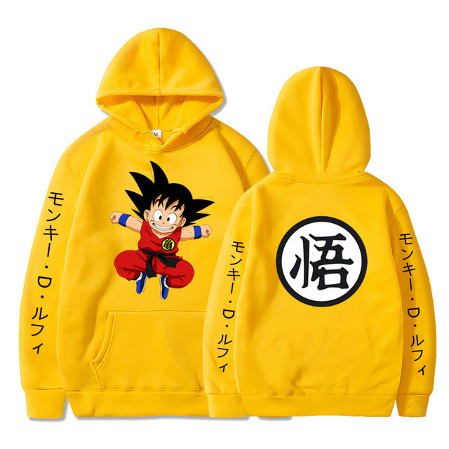 Dragon Ball Z Printed Sweatshirt Pullover Hoodie