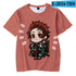 Kimetsu No Yaiba Demon Slayer 3d Printed T Shirt Unisex T-shirt