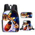 Sonic Schoolbag backpack lunch box pencil cases set