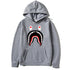 Bape Shark Hoodie 3d Printed Ape Sweatshirt Pullover