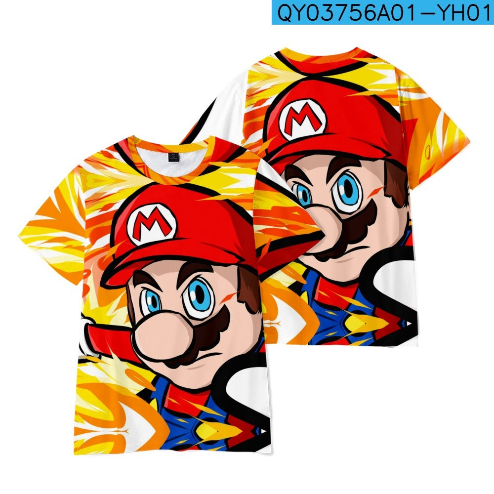 Super Mario 3d Printed T Shirt Unisex Full Print T-shirt