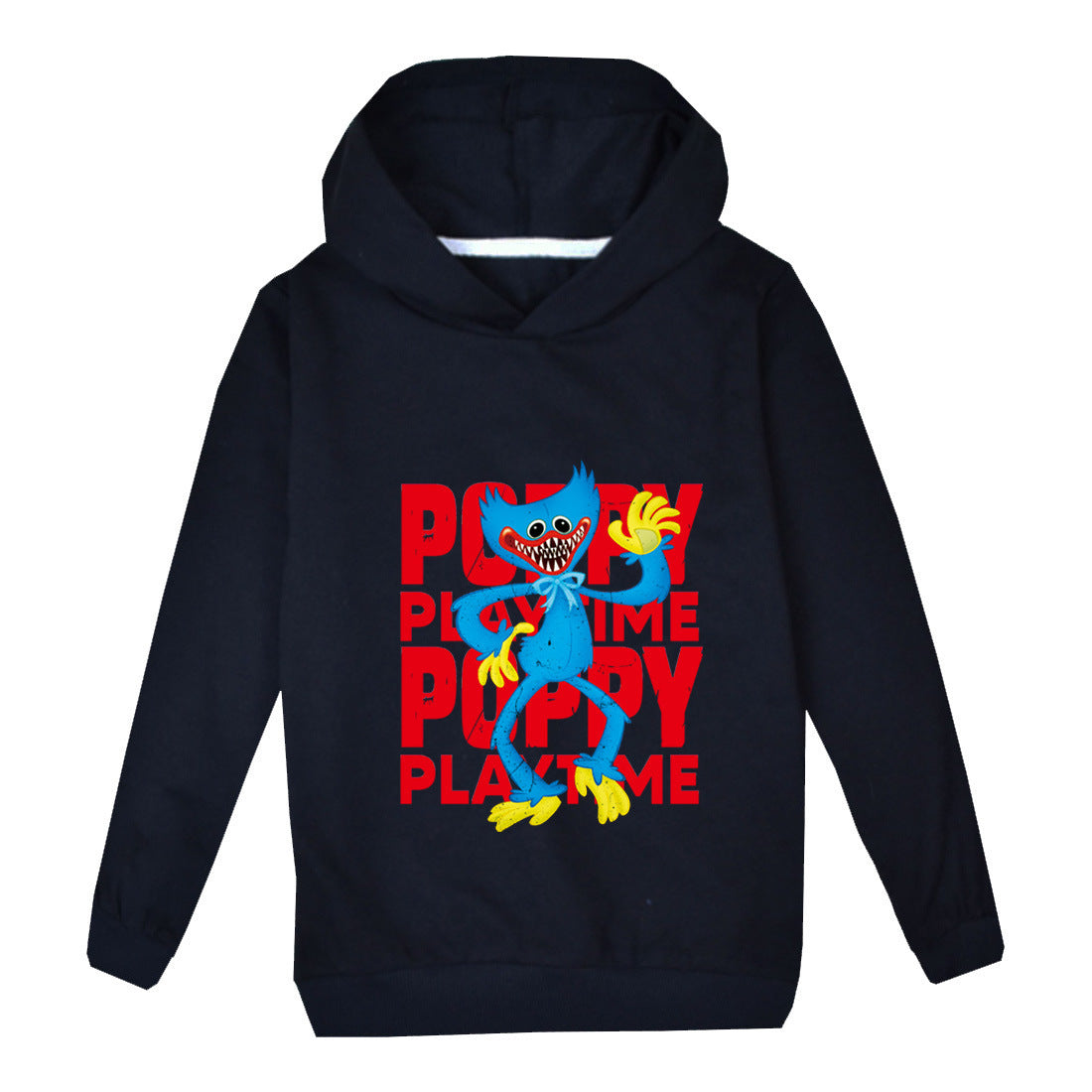 Boys Girls Casual Sweatshirt Poppy Play Time Children And Teens Hooded Sweater Pullover Hoodie