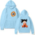 Dragon Ball Z Son Goku Anime Print Hoodie Sweatshirt Pullover