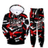 Poppy Playtime Bobbi's Game Time Hoodie Sweater Casual Jogger Pants Two-piece Set