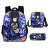 Naruto backpack schoolbags crossbody bag pencil case set