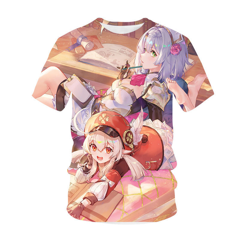 Genshin Impact T Shirt Sexy Printed Unisex T-shirt