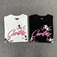 Corteiz Devil Island Mask Cupid Printed T Shirt