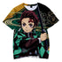 Kimetsu No Yaiba T-shirt Unisex 3d Printed T Shirt