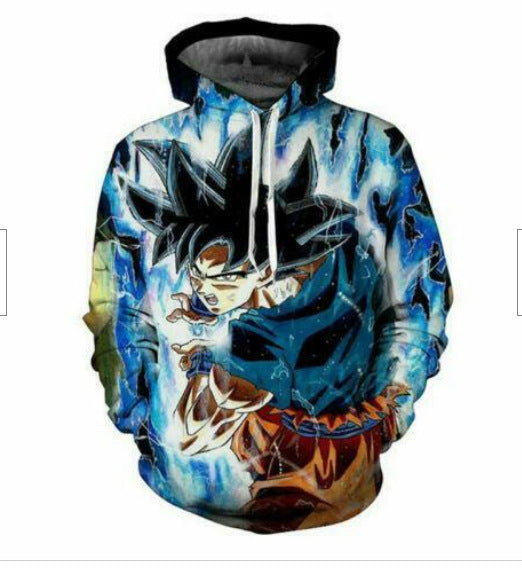 Dragon Ball Z Super Anime 3d Printed Sweatshirt Pullover Hoodie