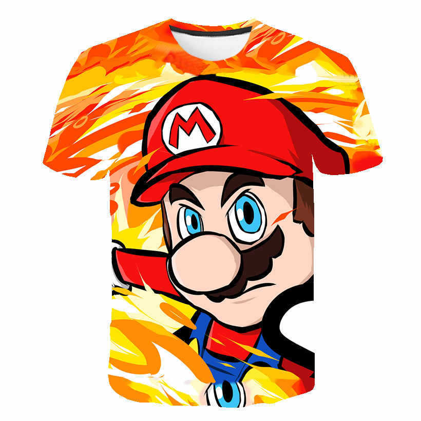 Super Mario3d Print T-shirt Unisex T Shirt