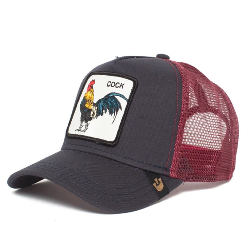 Animal-shaped embroidered baseball cap Trucker Hat