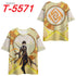 Fitspi Wholesale hot sale Original God surrounding the gameTT-shirt printed top full color Carved Qing Dada short sleeve loose half sleeve