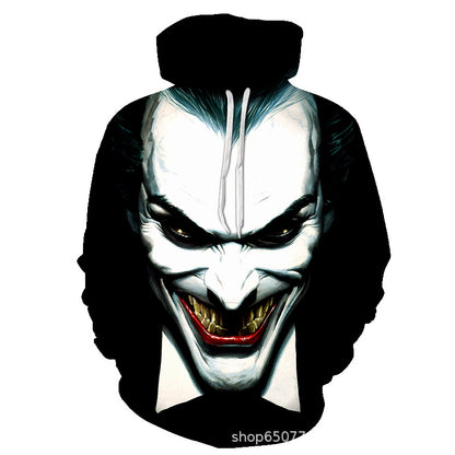 Joker 3D Printed Men's Casual Hooded Sweater - product image 4