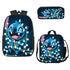 Stitch backpack schoolbag Anime lunch bag 3D Pencil case set