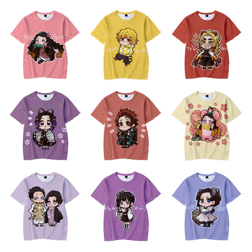 Kimetsu No Yaiba Demon Slayer 3d Printed T Shirt Unisex T-shirt