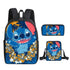 Stitch Schoolbag stitch cartoon backpack shoulder bag pencil case set