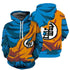 Dragon Ball  Z 3d Digital Printing Sweatshirt Pullover Hoodie