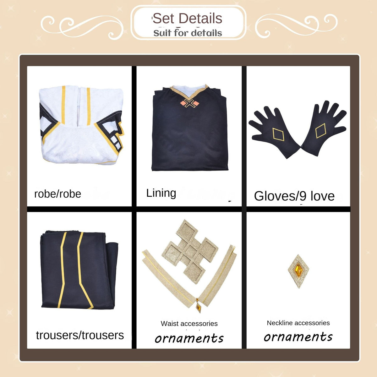 Genshin Impact Cosplay Dress Cost Wig Clothes