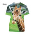 3D Print Giraffe Animal T-shirt