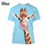 3D Print Giraffe Animal T-shirt