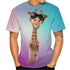 3D Print Giraffe Animal T-shirt