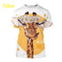 3D Print Giraffe Animal T-shirt