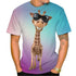 3D Print Giraffe Animal T-shirt