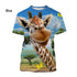 3D Print Giraffe Animal T-shirt