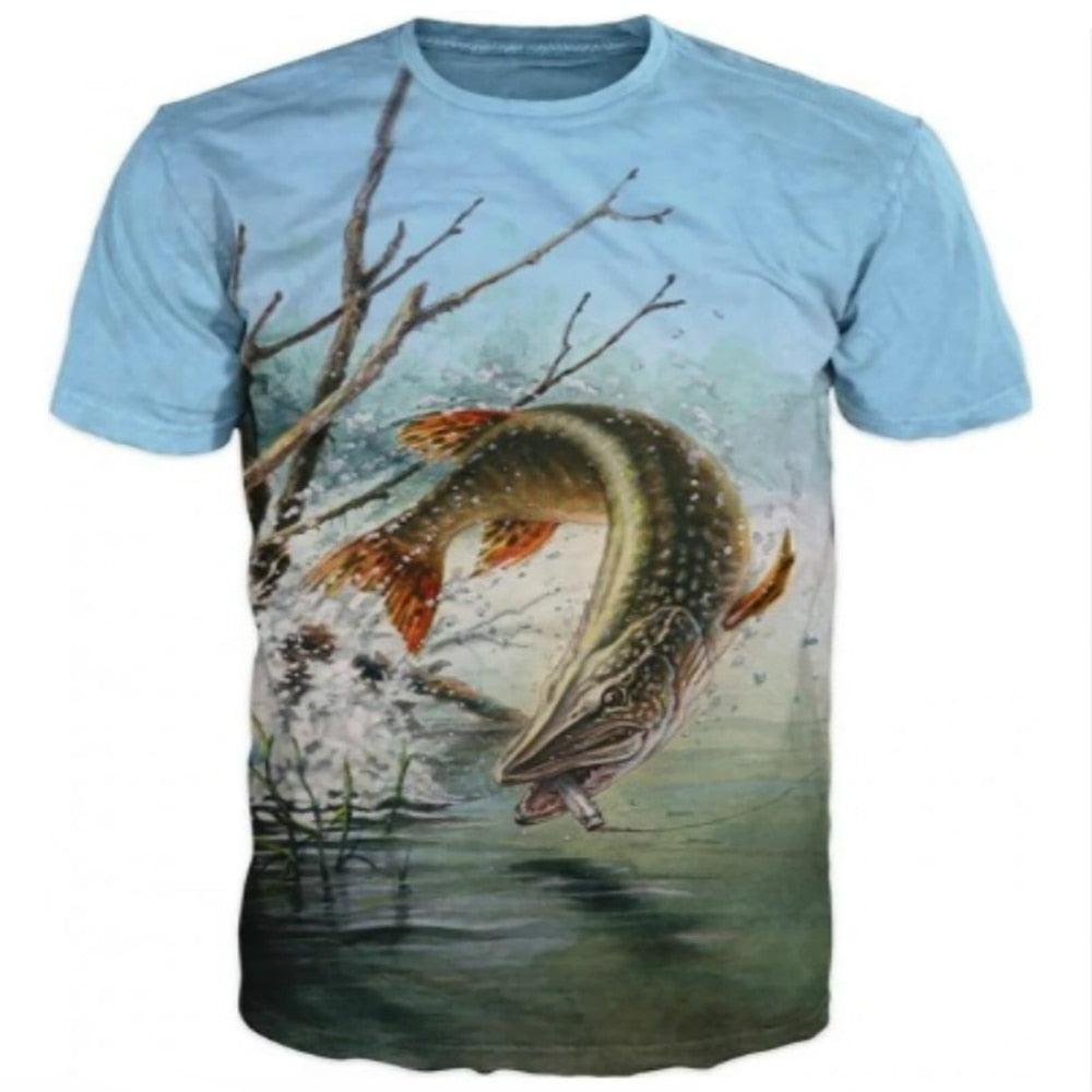 Harajuku Carp Fish Print T Shirts - product image 38