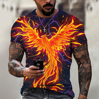 Men's Phoenix 3D Print T-shirts