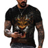 Tiger Fighting Animal Lion/leopard 3D T-shirt