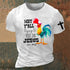 Unisex Animal Rooster 3d Print T-shirt