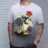 Unisex Animal Rooster 3d Print T-shirt