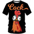 Unisex Animal Rooster 3d Print T-shirt