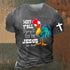 Unisex Animal Rooster 3d Print T-shirt