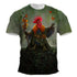 Unisex Animal Rooster 3d Print T-shirt